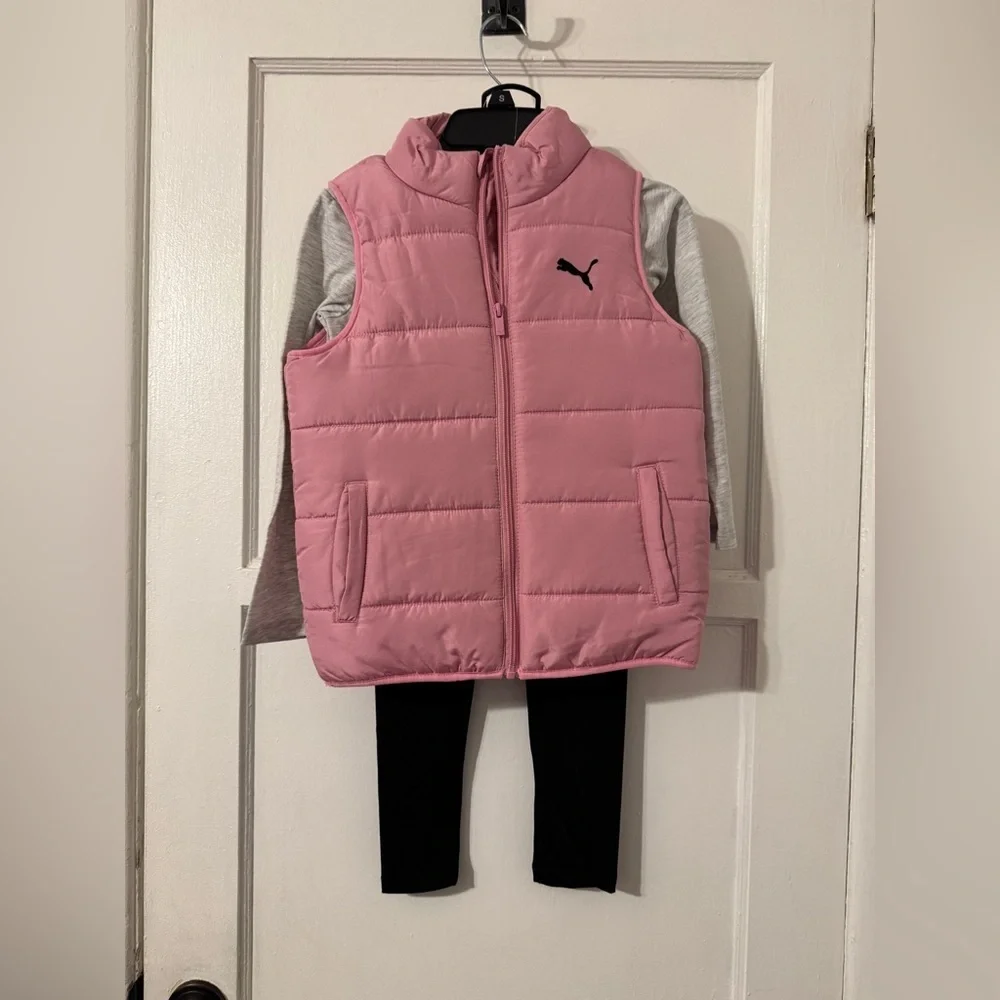 PUMA Youth 3 piece track set Sz small retail $80 - Picture 7 of 8